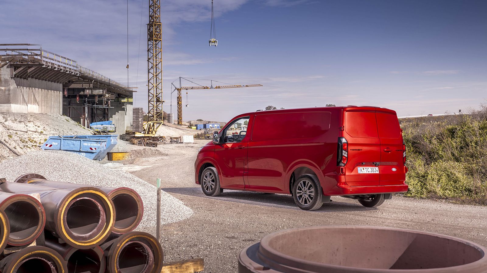 Το Ford Transit Custom.